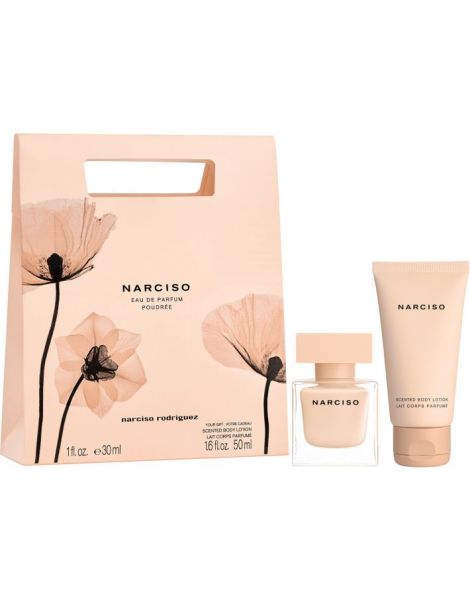 Narciso Rodriguez Narciso Poudree Set Apa de Parfum 30ml + Lotiune de corp