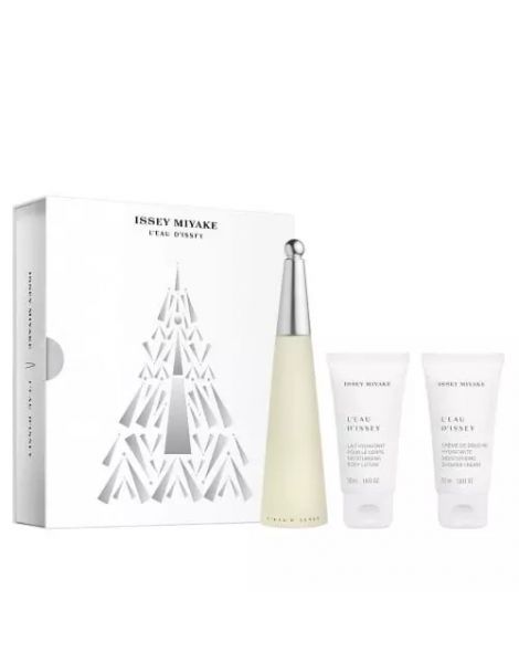 Issey Miyake L'Eau D'Issey Set (Apa de Toaleta 50ml + Lotiune de Corp + Gel de Dus)