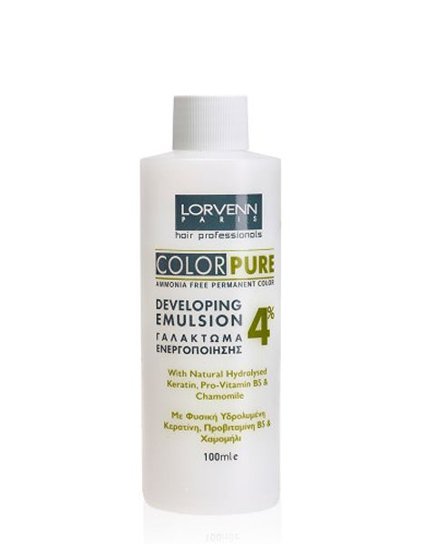 Lorvenn Color Pure Developing Emulsion Oxidant 4% Fara Amoniac 100ml