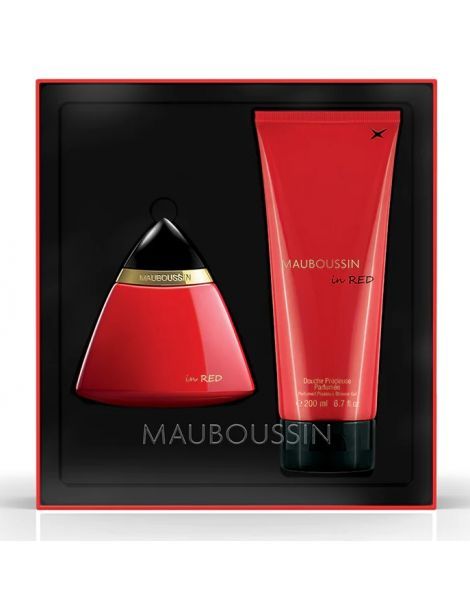 Mauboussin In Red Set (Apa de Parfum 100ml + Gel de Dus 200ml)