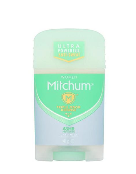 Mitchum Unscented Triple Odor Defence Women Deodorant Stick 41g