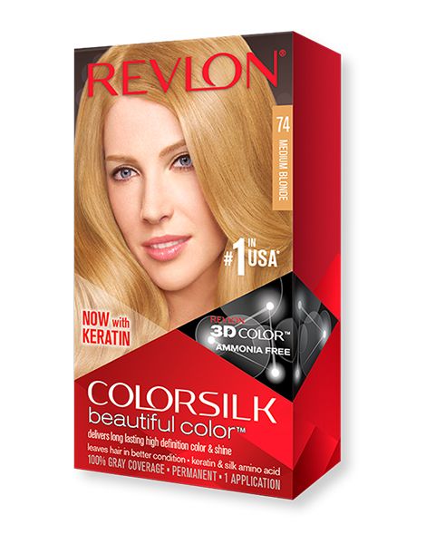 Revlon Colorsilk Vopsea de Par Fara Amoniac 74 Medium Blonde 309978695745