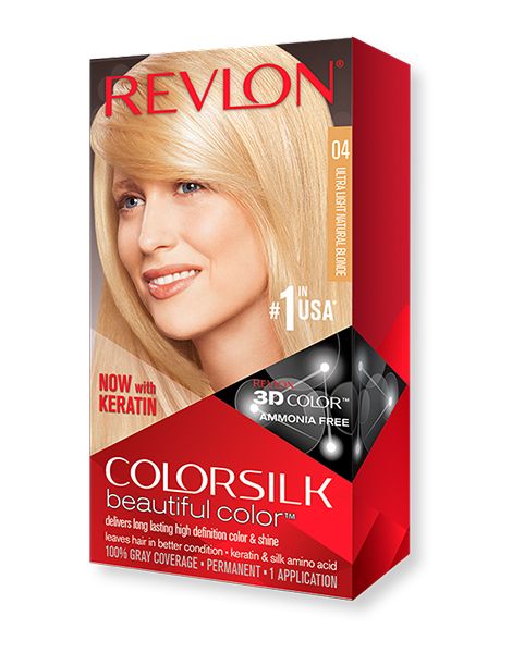Revlon Colorsilk Vopsea de Par Fara Amoniac 04 Ultra Light Blonde 309977326046