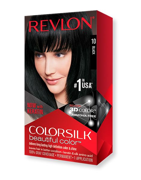 Revlon Colorsilk Vopsea de Par Fara Amoniac 10 Black 309978695103