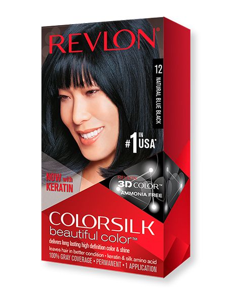 Revlon Colorsilk Vopsea de Par Fara Amoniac 12 Blue Black 309976623122