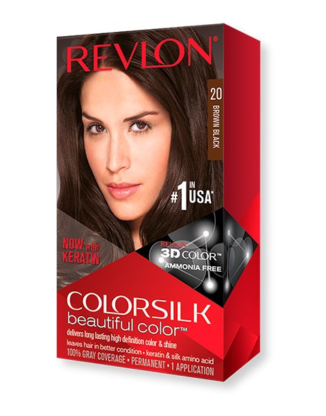 Revlon Colorsilk Vopsea de Par Fara Amoniac 20 Brown Black 309978695202