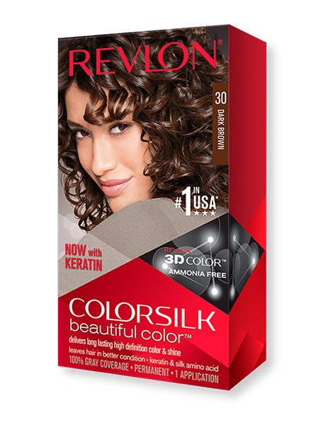 Revlon Colorsilk Vopsea de Par Fara Amoniac 30 Dark Brown 309978695301