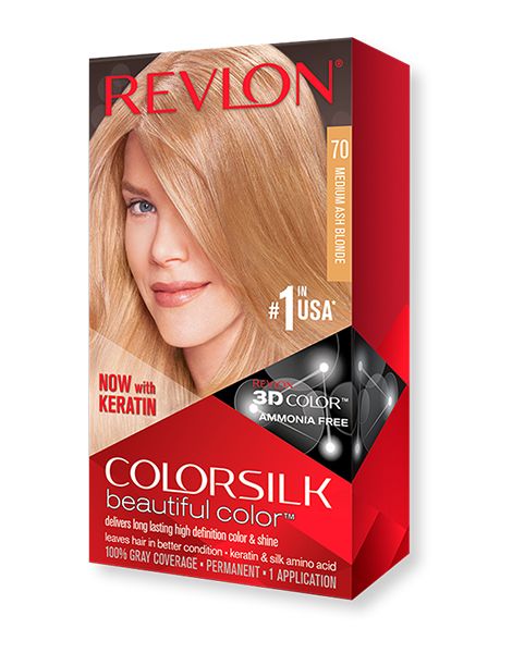 Revlon Colorsilk Vopsea de Par Fara Amoniac 70 Medium Ash Blonde