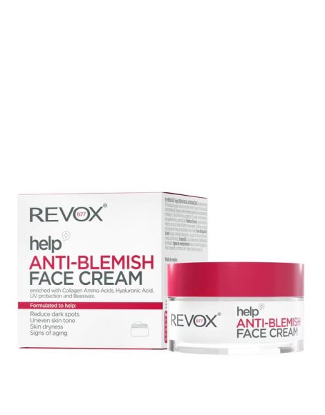 Revox Help Anti-Blemish Face Cream Crema de Fata anti-pete 50ml prezentare