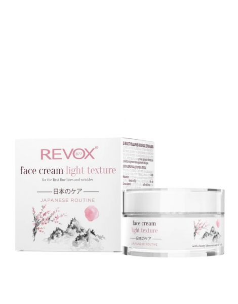 Revox Japanese Routine Face Cream Light Texture Crema de Fata 50ml prezentare