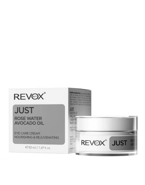 Revox Just Rose Water Avocado Oil Eye Care Cream Crema pentru Ochi 50ml prezentare