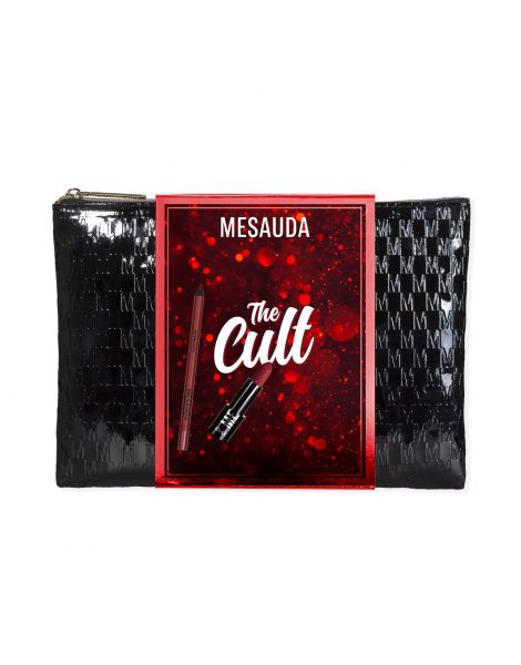 Mesauda Set The Cult (Ruj Cult Matte 216 Lover's 3.5g + Creion de Buze Rebelips 111 Jam 1.2g + Pouch)