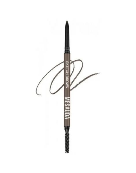 Mesauda Creion de Sprancene Sketch Brows Eyebrow Pencil 102 Brunette 0.09 g